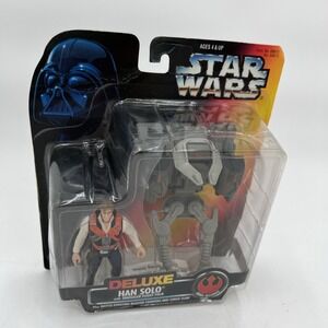 Kenner Star Wars Deluxe Han Solo Smuggler Flight Action Figure